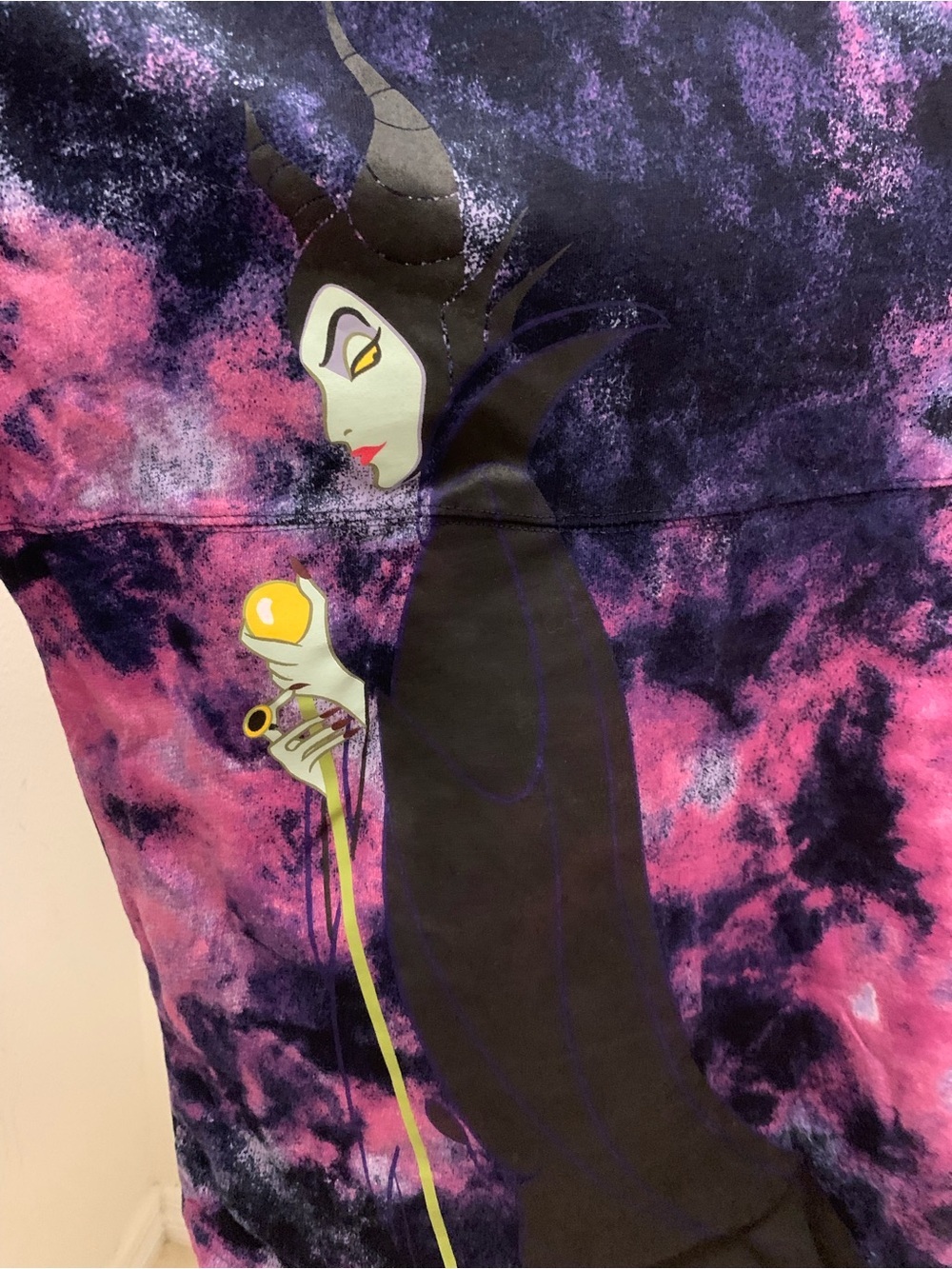 Disney Maleficent Villains Tie Dye Sleeping Beauty Spirit Jersey Adult XXL - Picture 10 of 16